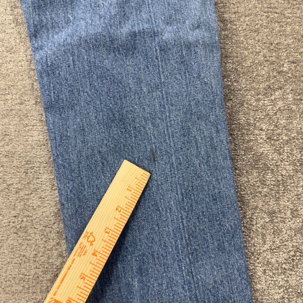 Guess Jeans Straight Leg Pants Womens 29x32 Blue Vintage High Rise Made In USA - Picture 10 of 13